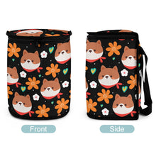 Load image into Gallery viewer, Flowery Shiba Love Multipurpose Car Storage Bag - 5 Colors-Car Accessories-Bags, Car Accessories, Shiba Inu-8