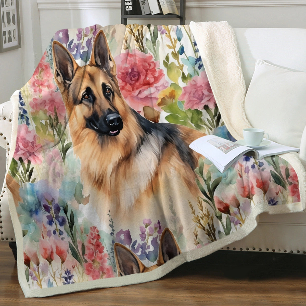 German sales shepherd fleece