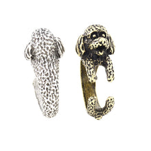 Load image into Gallery viewer, 3D Doodle / Toy Poodle Finger Wrap Rings-Dog Themed Jewellery-Dogs, Doodle, Goldendoodle, Jewellery, Labradoodle, Ring, Toy Poodle-9