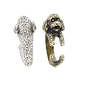 3D Doodle / Toy Poodle Finger Wrap Rings-Dog Themed Jewellery-Dogs, Doodle, Goldendoodle, Jewellery, Labradoodle, Ring, Toy Poodle-9