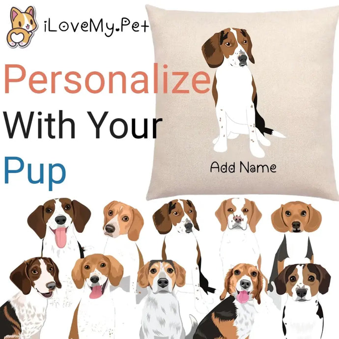 Personalized Beagle Linen Pillowcase-Home Decor-Beagle, Dog Dad Gifts, Dog Mom Gifts, Home Decor, Pillows-Linen Pillow Case-Cotton-Linen-12
