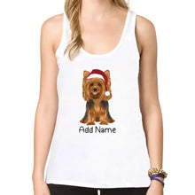 Load image into Gallery viewer, Personalized Yorkie Mom Yoga Tank Top-Shirts &amp; Tops-Apparel, Dog Mom Gifts, Shirt, T Shirt, Yorkshire Terrier-Yoga Tank Top-White-XS-1