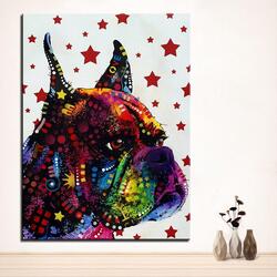 Image of a beautiful Boxer poster for Boxer dog gift lovers