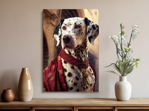 Crimson Elegance Dalmatian Wall Art Poster-Art-Dalmatian, Dog Art, Dog Dad Gifts, Dog Mom Gifts, Home Decor, Poster-8
