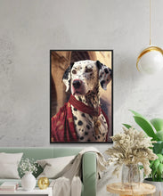Load image into Gallery viewer, Crimson Elegance Dalmatian Wall Art Poster-Art-Dalmatian, Dog Art, Dog Dad Gifts, Dog Mom Gifts, Home Decor, Poster-6