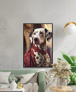 Crimson Elegance Dalmatian Wall Art Poster-Art-Dalmatian, Dog Art, Dog Dad Gifts, Dog Mom Gifts, Home Decor, Poster-6