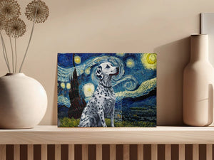 Starry Night Serenade Dalmatian Wall Art Poster-Art-Dalmatian, Dog Art, Dog Dad Gifts, Dog Mom Gifts, Home Decor, Poster-6