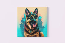 Load image into Gallery viewer, Vibrant Kawaii German Shepherd Wall Art Poster-Art-Dog Art, Dog Dad Gifts, Dog Mom Gifts, German Shepherd, Home Decor, Poster-3