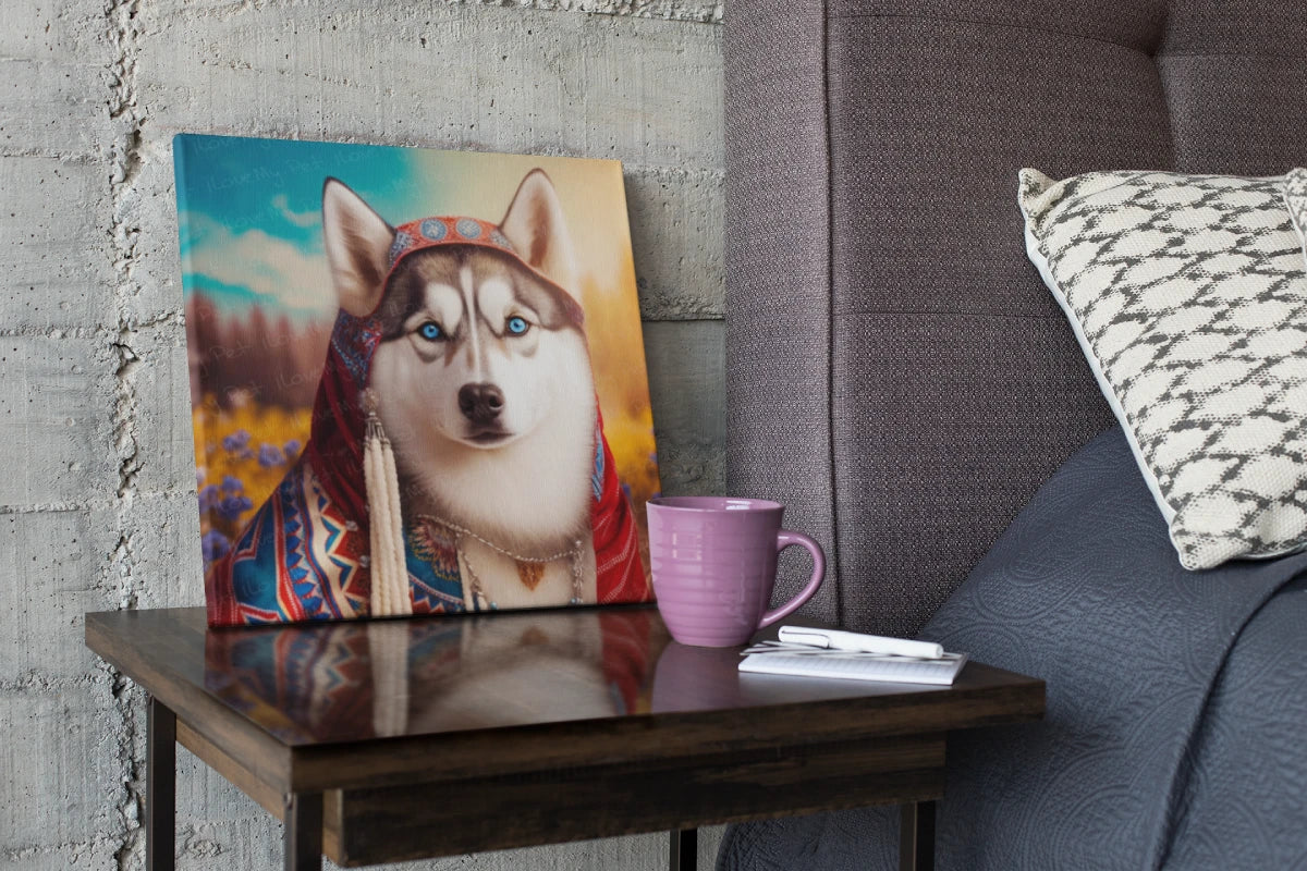 Siberian husky wall fashion art