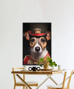 Aristocratic Admiral Jack Russell Terrier Wall Art Poster-Art-Dog Art, Dog Dad Gifts, Dog Mom Gifts, Home Decor, Jack Russell Terrier, Poster-4