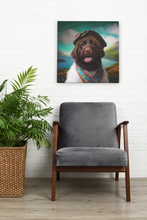 Load image into Gallery viewer, Beretted Charisma Chocolate Labrador Wall Art Poster-Art-Chocolate Labrador, Dog Art, Home Decor, Labrador, Poster-8