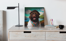 Load image into Gallery viewer, Beretted Charisma Chocolate Labrador Wall Art Poster-Art-Chocolate Labrador, Dog Art, Home Decor, Labrador, Poster-6