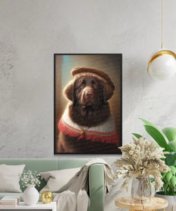 Regal Ruminations Chocolate Labrador Wall Art Poster-Art-Chocolate Labrador, Dog Art, Dog Dad Gifts, Dog Mom Gifts, Home Decor, Labrador, Poster-5