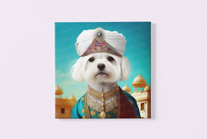 Magnificent Maharaja Maltese Wall Art Poster-Art-Dog Art, Home Decor, Maltese, Poster-4