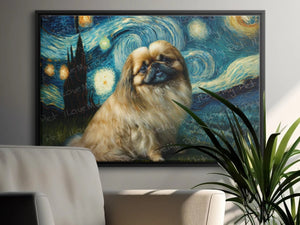 Cosmic Cutie Pekingese Wall Art Poster-Art-Dog Art, Dog Dad Gifts, Dog Mom Gifts, Home Decor, Pekingese, Poster-3