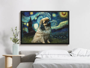 Magical Milky Way Pekingese Wall Art Poster-Art-Dog Art, Dog Dad Gifts, Dog Mom Gifts, Home Decor, Pekingese, Poster-5