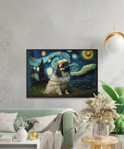 Magical Milky Way Pekingese Wall Art Poster-Art-Dog Art, Dog Dad Gifts, Dog Mom Gifts, Home Decor, Pekingese, Poster-6