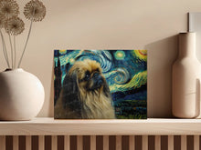 Load image into Gallery viewer, Starry Night Dreamer Pekingese Wall Art Poster-Art-Dog Art, Dog Dad Gifts, Dog Mom Gifts, Home Decor, Pekingese, Poster-4