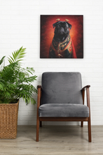 Load image into Gallery viewer, Chinese Emperor Black Pug Wall Art Poster-Art-Dog Art, Home Decor, Poster, Pug, Pug - Black-8