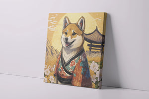Cherry Blossom Euphoria Shiba Inus Wall Art Posters - 2 Designs-Art-Dog Art, Dog Dad Gifts, Dog Mom Gifts, Home Decor, Poster, Shiba Inu-4
