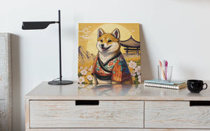 Cherry Blossom Euphoria Shiba Inus Wall Art Posters - 2 Designs-Art-Dog Art, Dog Dad Gifts, Dog Mom Gifts, Home Decor, Poster, Shiba Inu-6