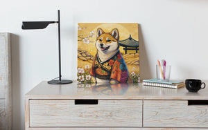 Cherry Blossom Euphoria Shiba Inus Wall Art Posters - 2 Designs-Art-Dog Art, Dog Dad Gifts, Dog Mom Gifts, Home Decor, Poster, Shiba Inu-10
