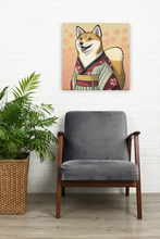 Load image into Gallery viewer, Sakura Serenity Shiba Inu Wall Art Poster-Art-Dog Art, Dog Dad Gifts, Dog Mom Gifts, Home Decor, Poster, Shiba Inu-7