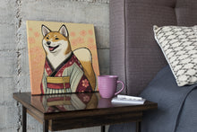 Load image into Gallery viewer, Sakura Serenity Shiba Inu Wall Art Poster-Art-Dog Art, Dog Dad Gifts, Dog Mom Gifts, Home Decor, Poster, Shiba Inu-1