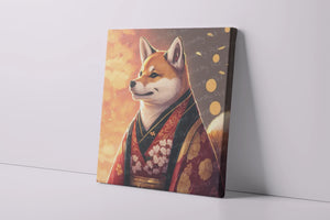 Ukiyo-e Samurai Shiba Inu Wall Art Poster-Art-Dog Art, Dog Dad Gifts, Dog Mom Gifts, Home Decor, Poster, Shiba Inu-4