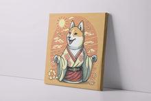 Load image into Gallery viewer, Ukiyo-e Sunrise Shiba Inu Wall Art Poster-Art-Dog Art, Dog Dad Gifts, Dog Mom Gifts, Home Decor, Poster, Shiba Inu-4