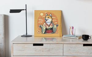 Ukiyo-e Sunrise Shiba Inu Wall Art Poster-Art-Dog Art, Dog Dad Gifts, Dog Mom Gifts, Home Decor, Poster, Shiba Inu-5