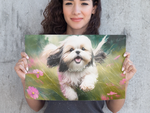 Load image into Gallery viewer, Enchanted Garden Shih Tzu Wall Art Poster-Art-Dog Art, Home Decor, Poster, Shih Tzu-1