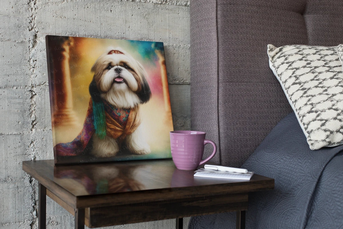 Tibetan Bliss Shih Tzu Wall Art Poster-Art-Dog Art, Home Decor, Poster, Shih Tzu-5
