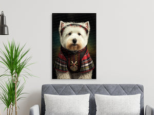 Traditional Tapestry Westie Wall Art Poster-Art-Dog Art, Dog Dad Gifts, Dog Mom Gifts, Home Decor, Poster, West Highland Terrier-7