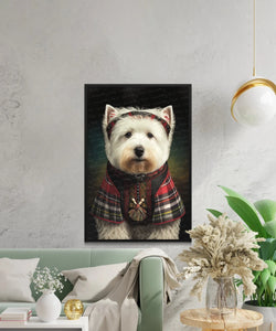 Traditional Tapestry Westie Wall Art Poster-Art-Dog Art, Dog Dad Gifts, Dog Mom Gifts, Home Decor, Poster, West Highland Terrier-5