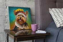 Load image into Gallery viewer, Bohemian Rhapsody Yorkie Wall Art Poster-Art-Dog Art, Home Decor, Poster, Yorkshire Terrier-5