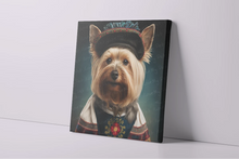 Load image into Gallery viewer, Regal Aristocrat Yorkie Wall Art Poster-Art-Dog Art, Home Decor, Poster, Yorkshire Terrier-4