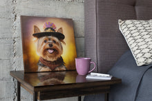 Load image into Gallery viewer, Regal Ruffian Yorkie Wall Art Poster-Art-Dog Art, Home Decor, Poster, Yorkshire Terrier-5