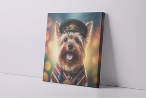 Scottish Sweetheart Yorkie Wall Art Poster-Art-Dog Art, Home Decor, Poster, Yorkshire Terrier-4