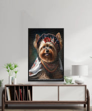 Load image into Gallery viewer, Traditional Tapestry Yorkie Wall Art Poster-Art-Dog Art, Dog Dad Gifts, Dog Mom Gifts, Home Decor, Poster, Yorkshire Terrier-2
