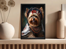 Load image into Gallery viewer, Traditional Tapestry Yorkie Wall Art Poster-Art-Dog Art, Dog Dad Gifts, Dog Mom Gifts, Home Decor, Poster, Yorkshire Terrier-3
