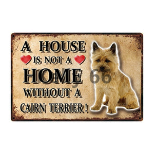 A House Is Not A Home Without A Shetland Sheepdog Tin Poster-Sign Board-Dogs, Home Decor, Rough Collie, Shetland Sheepdog, Sign Board-12