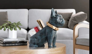 Abstract Frenchie Decorative Table Top OrganiserHome Decor