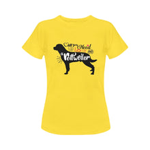 Load image into Gallery viewer, All You Need is Love and a Rottweiler Women&#39;s T-Shirt-Apparel-Apparel, Dogs, Rottweiler, Shirt, T Shirt-4