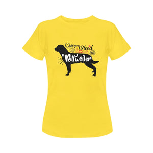 All You Need is Love and a Rottweiler Women's T-Shirt-Apparel-Apparel, Dogs, Rottweiler, Shirt, T Shirt-4