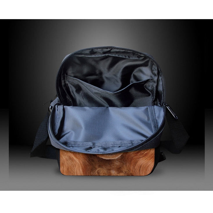 Australian Cattle Dog in Bloom Messenger Bag-Accessories-Accessories, Australian Cattle Dog, Bags, Dogs-5