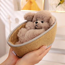 Load image into Gallery viewer, Baby Poodles in a Cradle Stuffed Animal Plush Toys-Stuffed Animals-Poodle, Stuffed Animal-9