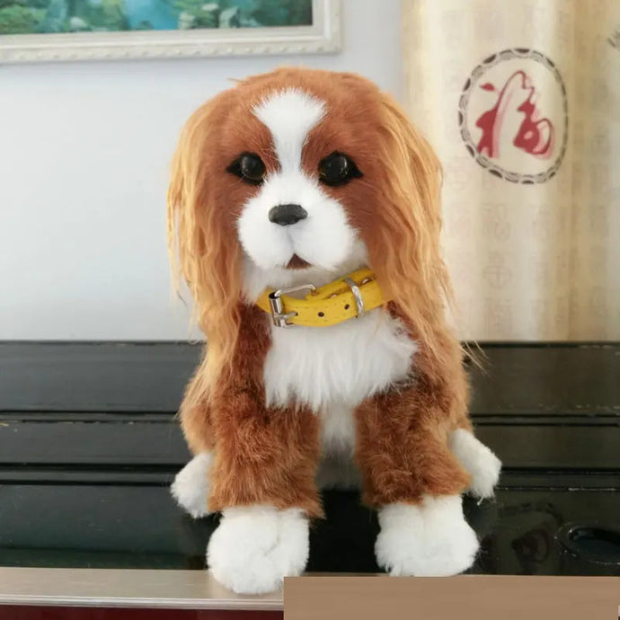 Bark, Nod and Wag Cavalier King Charles Spaniel Interactive Dog Stuffed Animal-Stuffed Animals-Cavalier King Charles Spaniel, Stuffed Animal-D-4