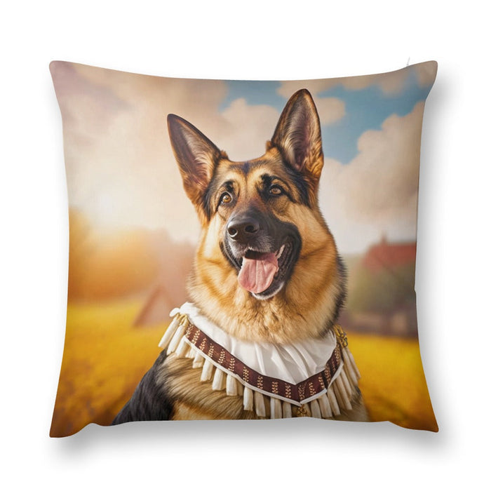 Bavarian Bliss German Shepherd Plush Pillow Case-Cushion Cover-Dog Dad Gifts, Dog Mom Gifts, German Shepherd, Home Decor, Pillows-12 