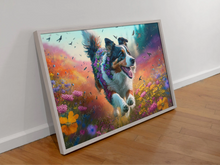 Load image into Gallery viewer, Bernese Mountain Dog Floral Symphony Wall Art Poster-Art-Bernese Mountain Dog, Dog Art, Home Decor, Poster-3